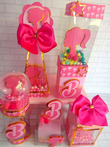 Kit Festa Barbie Luxo 25 Caixinhas