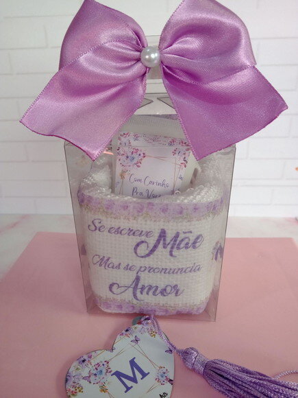 Kit Toalhinha e Hidratante Dia das Mães