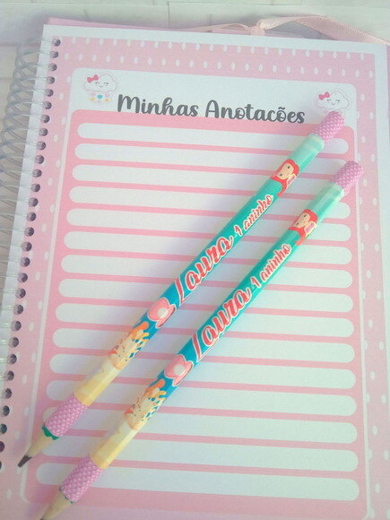 Lápis Personalizado Pequena Sereia Cute