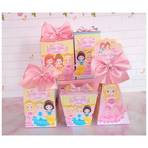 Kit Festa 30 Caixas Princesasa Cute