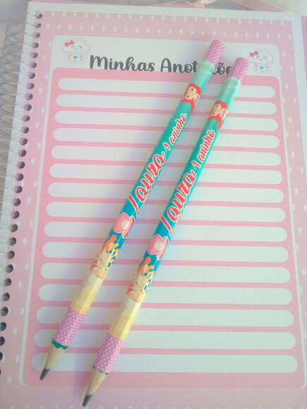 Lápis Personalizado Pequena Sereia Cute