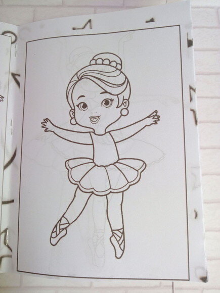 Livro de Colorir Bailarina