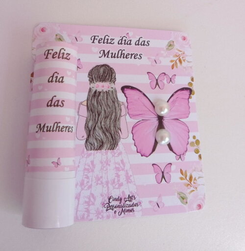 Manteiga de Cacau e Brinco na Card -dia da Mulher