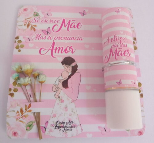 Manteiga de Cacau e Bouquet na Card Dia das Mães