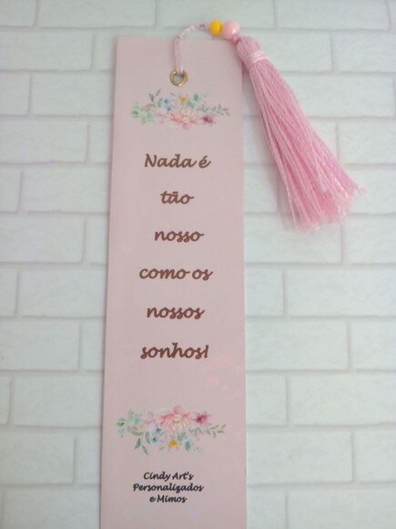Marca Página com Pompom Tassel