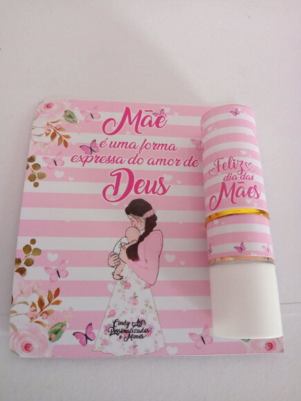 Manteiga de Cacau na Card Dia das Mães -jardim