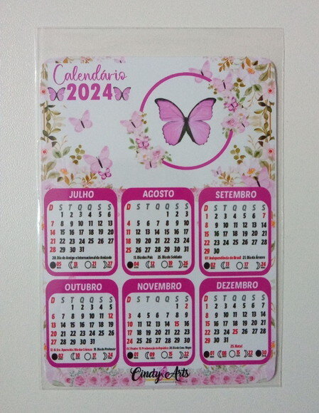 Mini Calendário Personalizado -7x10cm