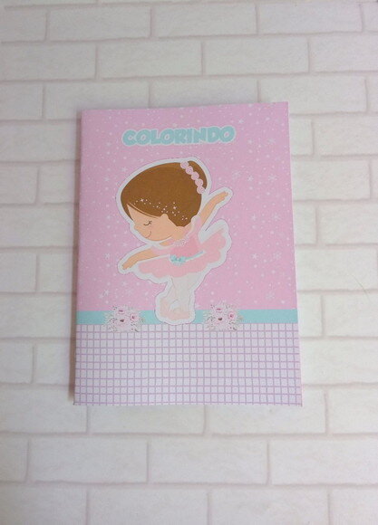 Mini Livro de Colorir Bailarina