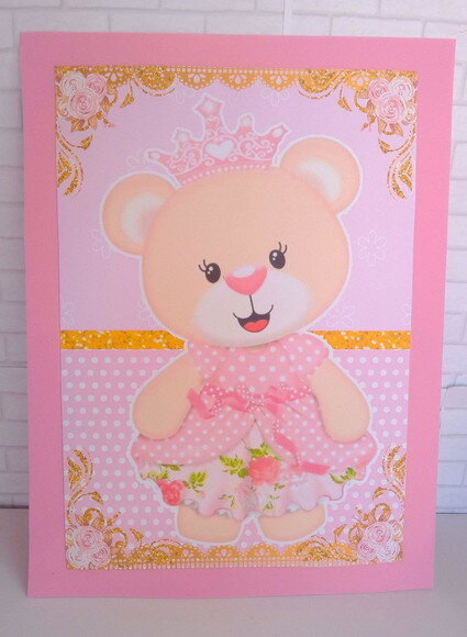 Painel Ursinha Princesa