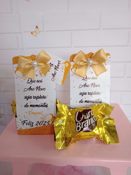 Porta Bombom Feliz Ano Novo
