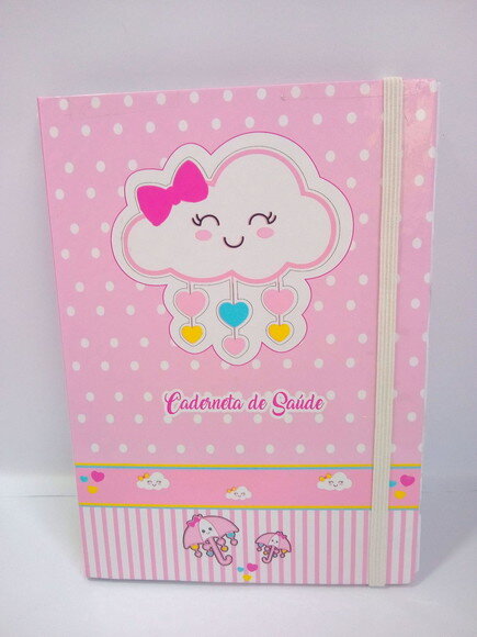 Porta Caderneta Chuva de Amor