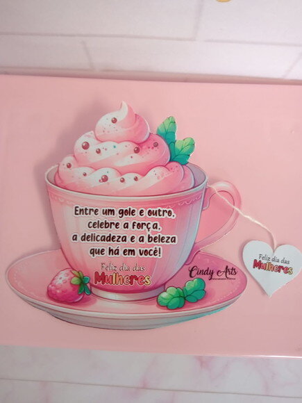 Sachê de Chá Personalizado Dia da Mulher