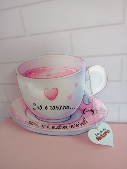 Sachê de Chá Personalizado Dia da Mulher