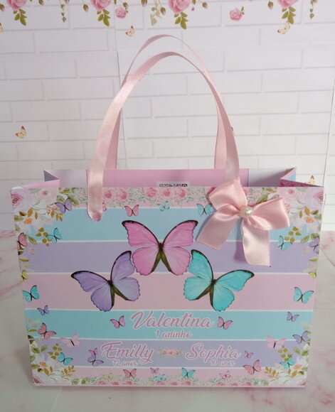 Sacolinha Borboleta Candy Color 2.0 -m