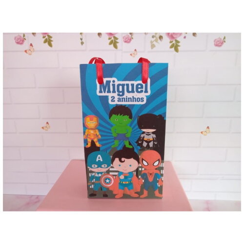 Sacolinha Heróis Cute P