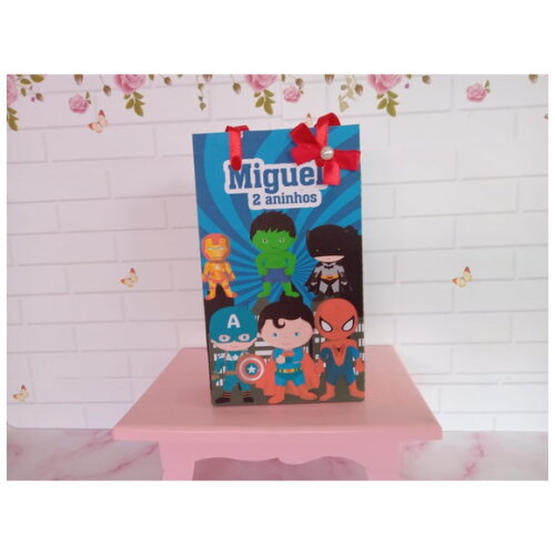Sacolinha Heróis Cute P