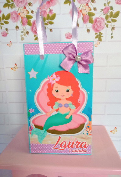 Sacolinha Pequena Sereia Cute-p