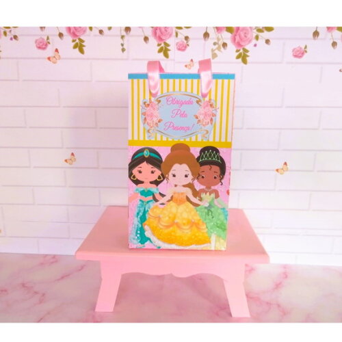 Sacolinha Princesas Cute -p