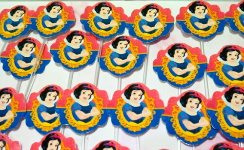 Topper Docinhos Branca de Neve 50 Unidades