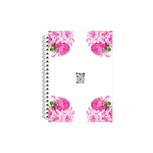 Caderninho com Caneta Borboleta Pink -10x14
