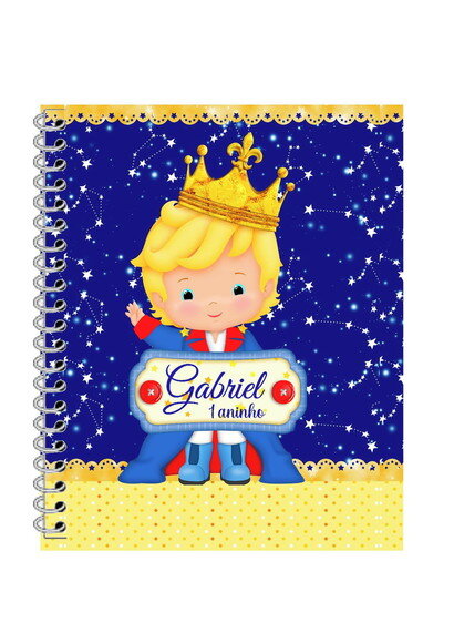 Caderninho/bloq. e Lápis Pequeno Princípe-10x14/40fls Br