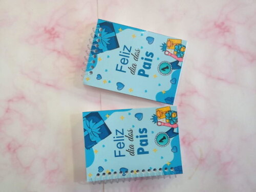Caderninho/bloquinho Dia dos Pais-10x14/40 Fls Brancas