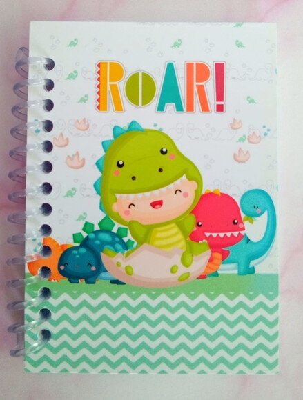 Caderninho/bloquinho Dino Baby -10x14 40 F. Brancas