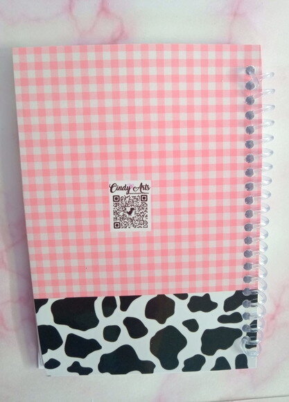 Caderninho/bloquinho Fazendinha Rosa -10x14 40 F. Brancas