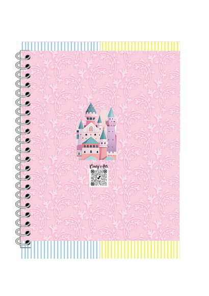 Caderninho/bloquinho Princesas Cute-10x14 40 F. Brancas