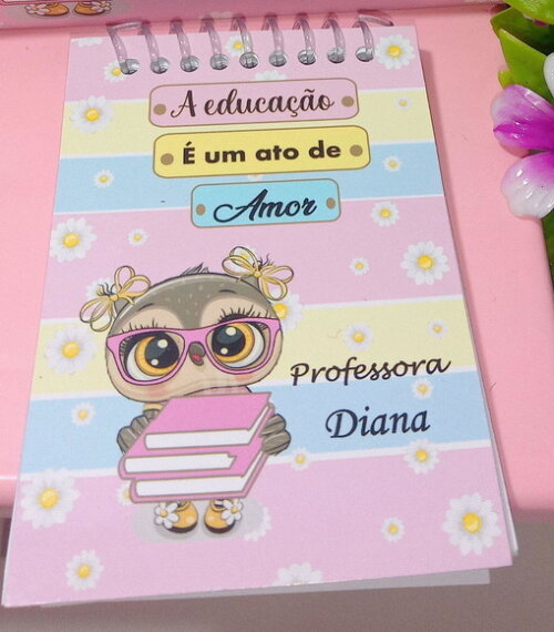 Caderninho/bloquinho Professora Candy -10x14 40 F. Brancas