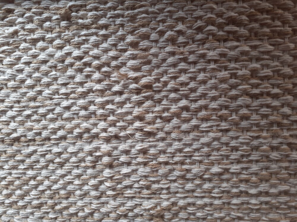 tapete algodão e juta  colmeia  2,50 x 3,00