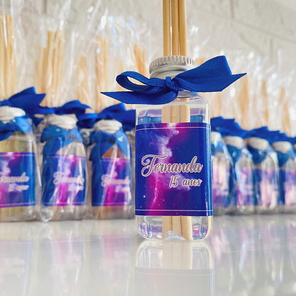 Lembrancinha de 15 Anos Aromatizador Pet 40ml constelação