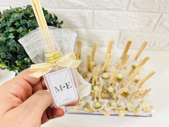 Lembrancinha de Casamento Aromatizador 30ml Vidro