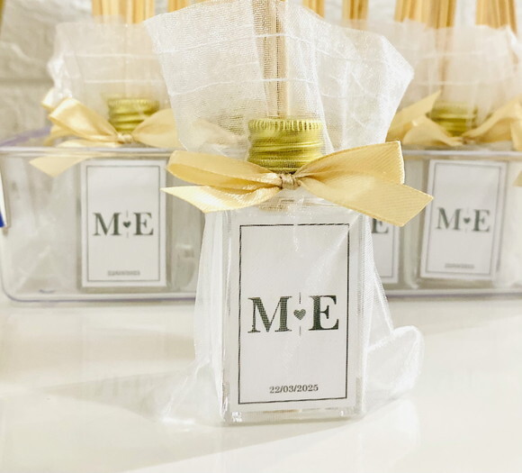 Lembrancinha de Casamento Aromatizador 30ml Vidro