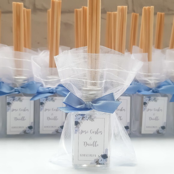 Lembrancinha de Casamento Aromatizador 30ml Vidro Serenity