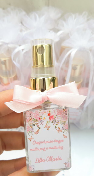 Lembrancinha de Maternidade Home Spray 30ml Borboletas