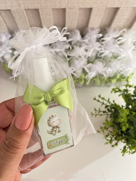 Lembrancinha de Maternidade Home Spray 30ml Dinossauro menino