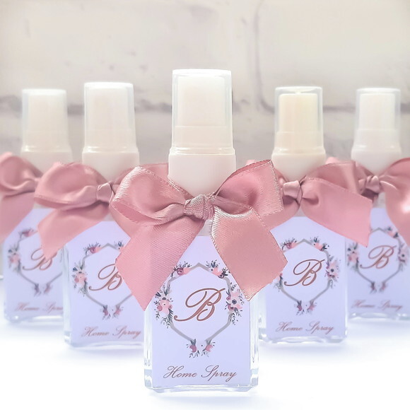 Lembrancinha de Maternidade Home Spray 30ml Monograma