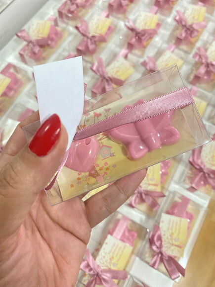 Lembrancinha Maternidade Jardim Borboletas Sabonete