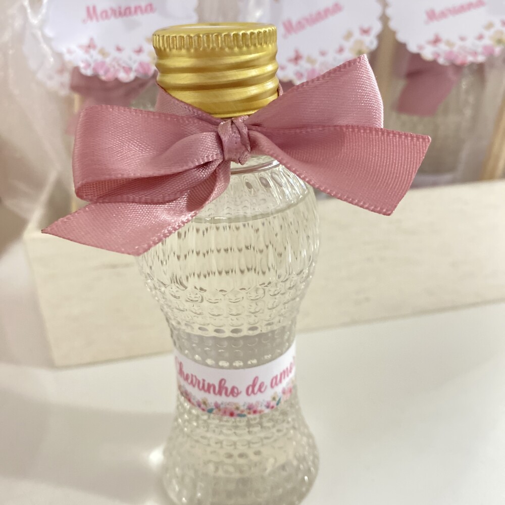 Lembrancinha Maternidade Aromatizador 80ml Cinturinha Borboletas