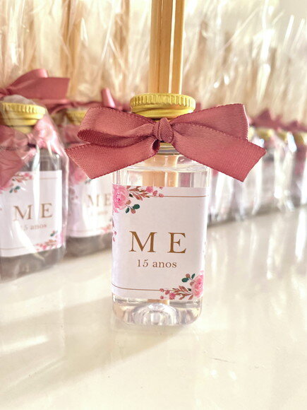 Lembrancinha 15 Anos Aromatizador floral 40 ml Pet