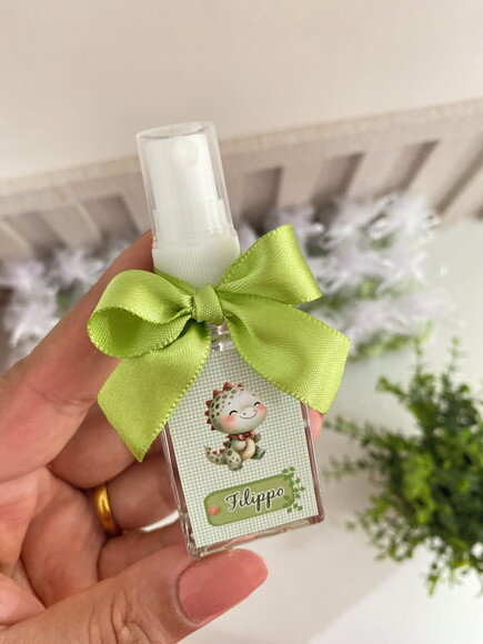 Lembrancinha de Maternidade Home Spray 30ml Dinossauro menino