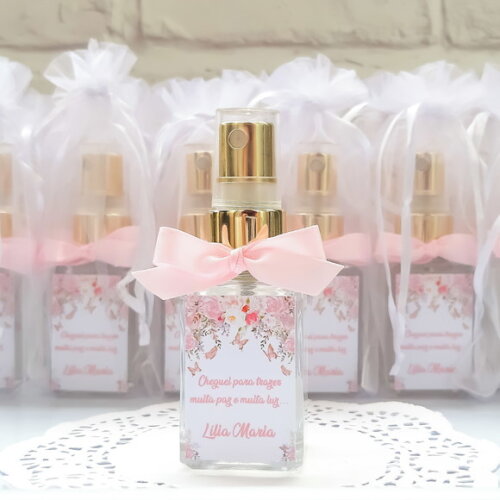 Lembrancinha de Maternidade Home Spray 30ml Borboletas