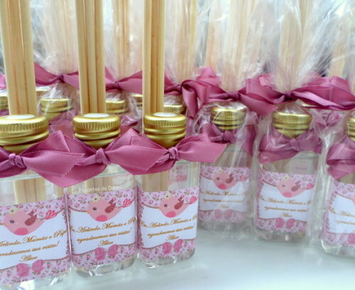 Lembrancinha de Nascimento Aromatizador 40ml Passarinho