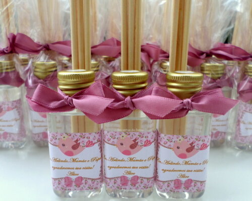 Lembrancinha de Nascimento Aromatizador 40ml Passarinho