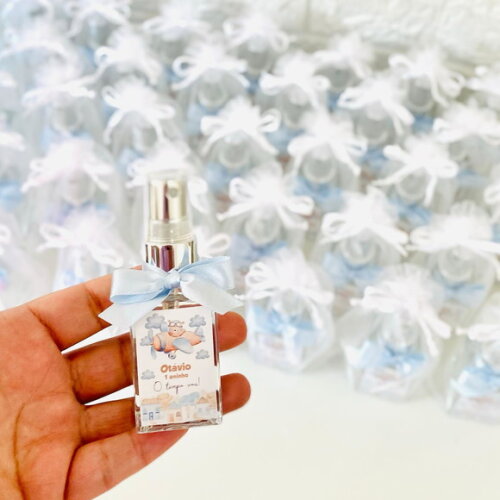 Lembrancinha Maternidade Home Spray 30ml Ursinho Aviador