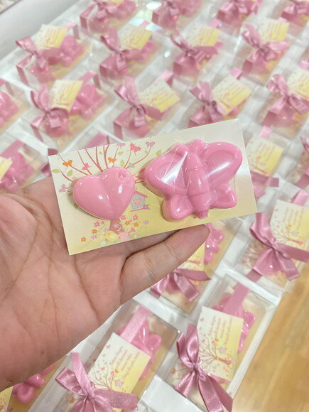 Lembrancinha Maternidade Jardim Borboletas Sabonete