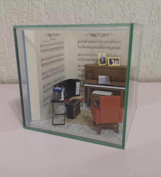 Miniatura de Cenário - Roombox - Sala de Música 2