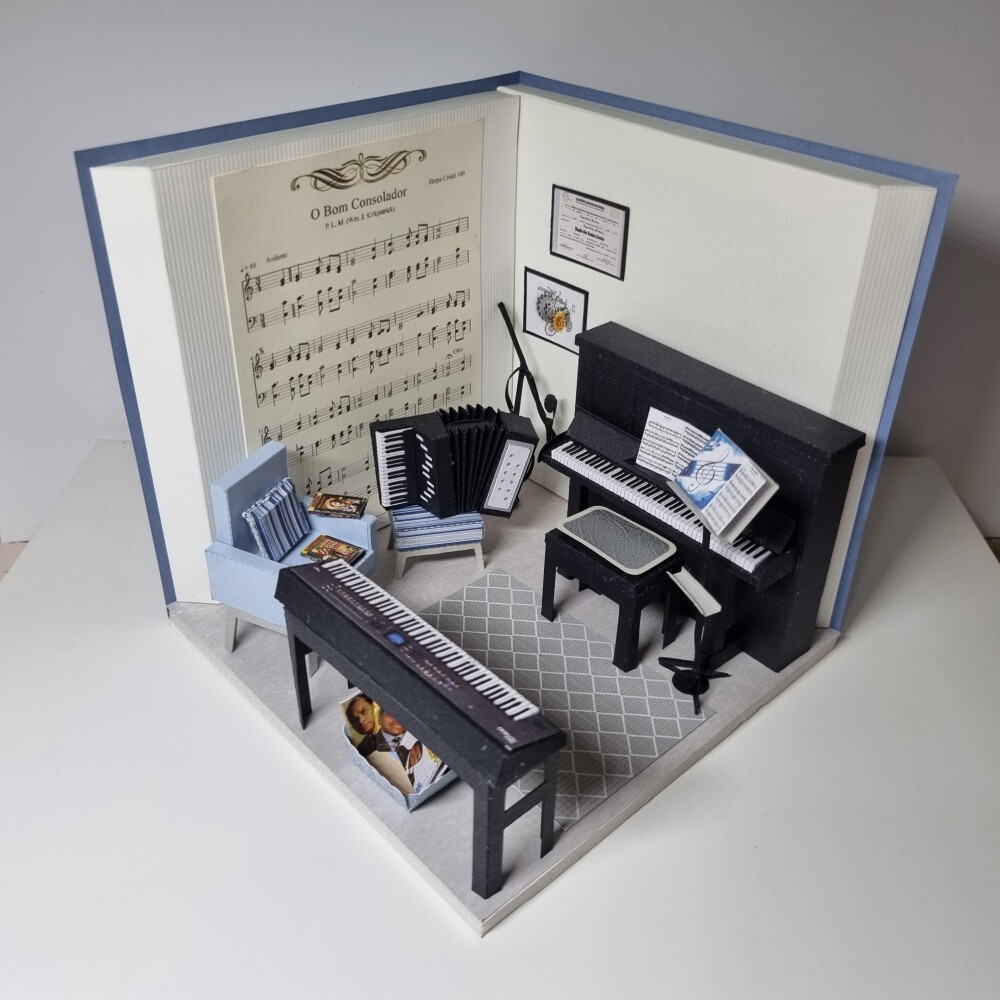 Miniatura de Cenário - Roombox - Sala de Música 3