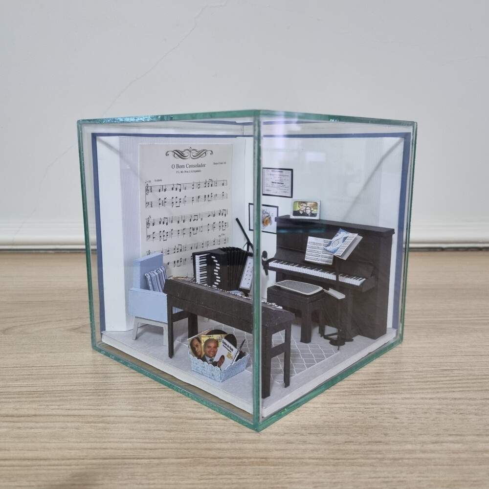Miniatura de Cenário - Roombox - Sala de Música 3